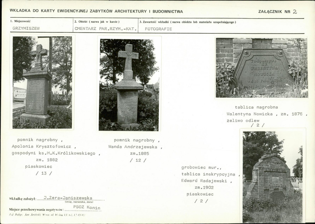 KC - Karta cmentarza, skan nr 7