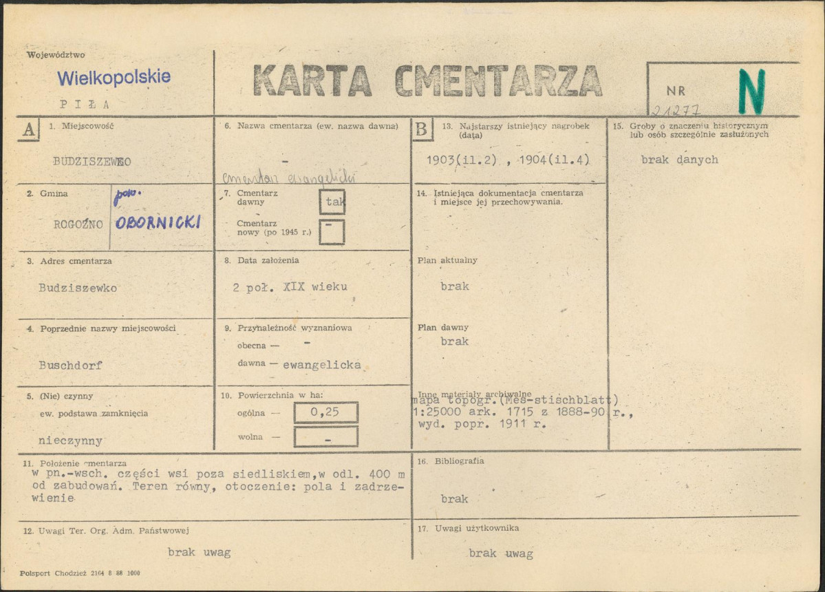 Karta cmentarza, skan nr 1