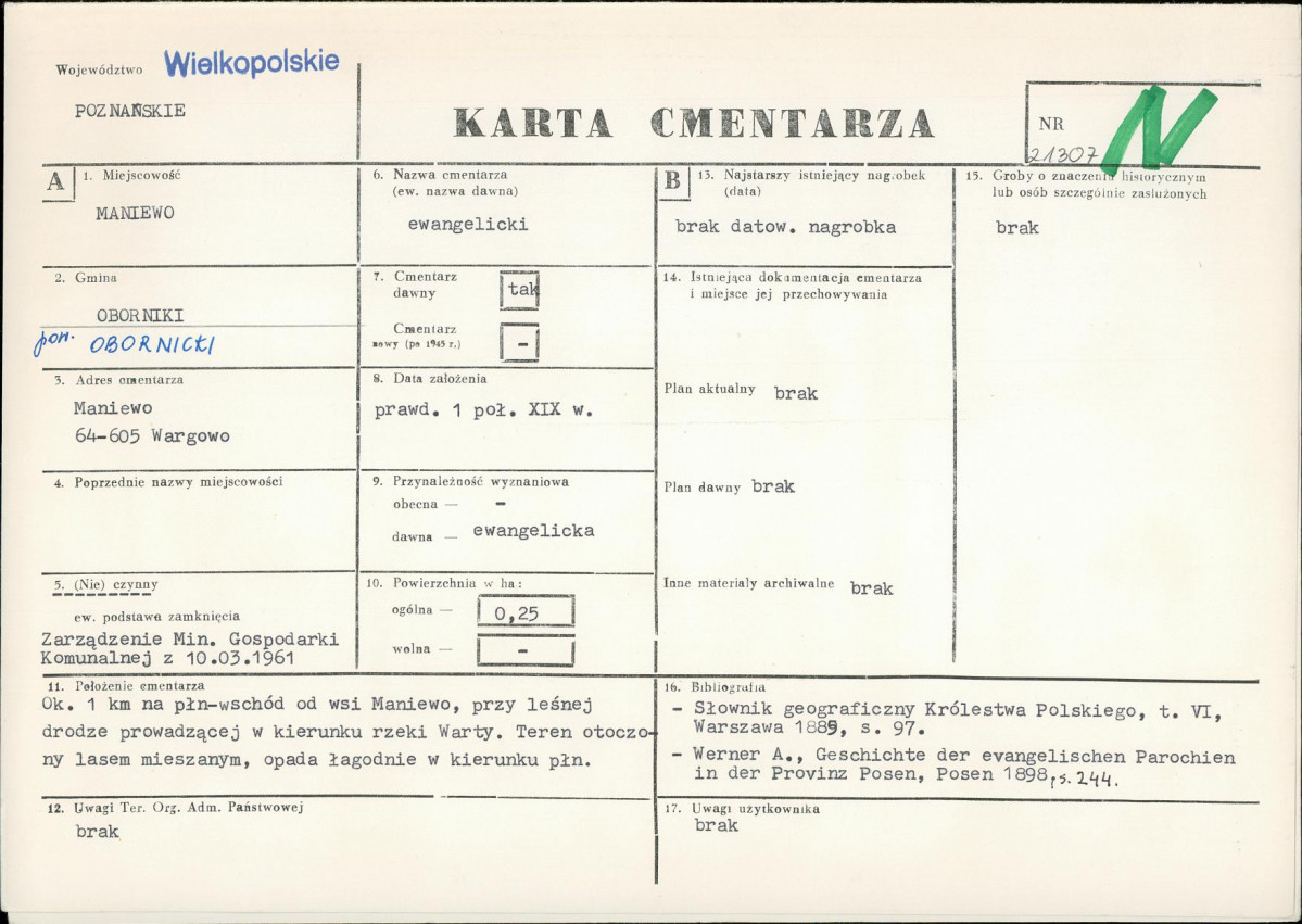 Karta cmentarza, skan nr 1