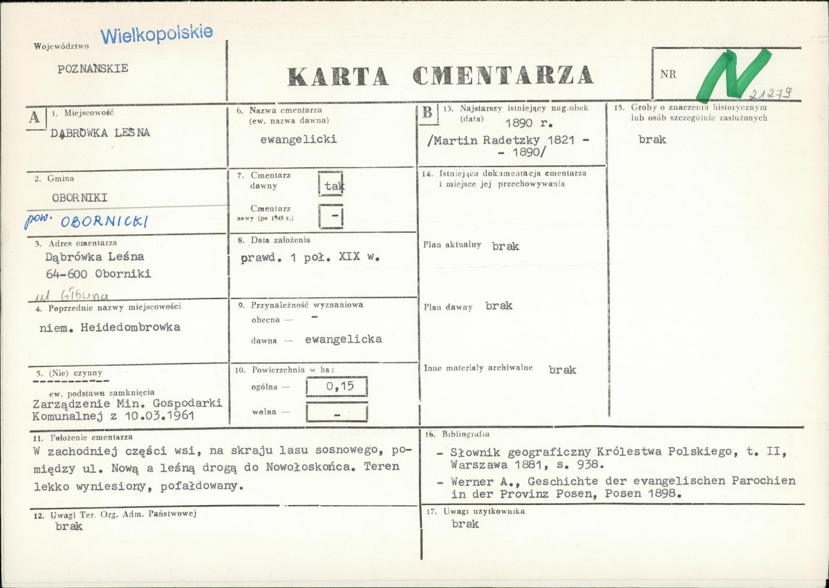Karta cmentarza, skan nr 1