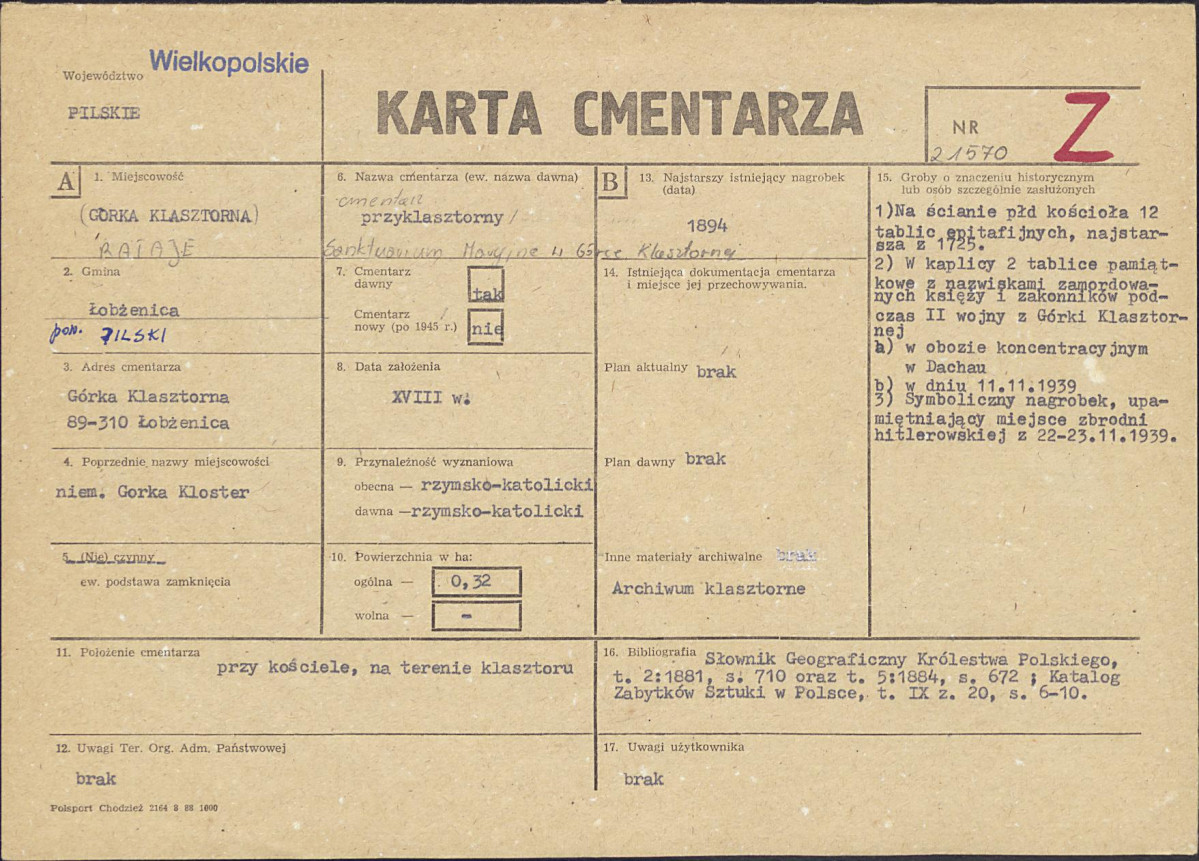 Karta cmentarza, skan nr 1