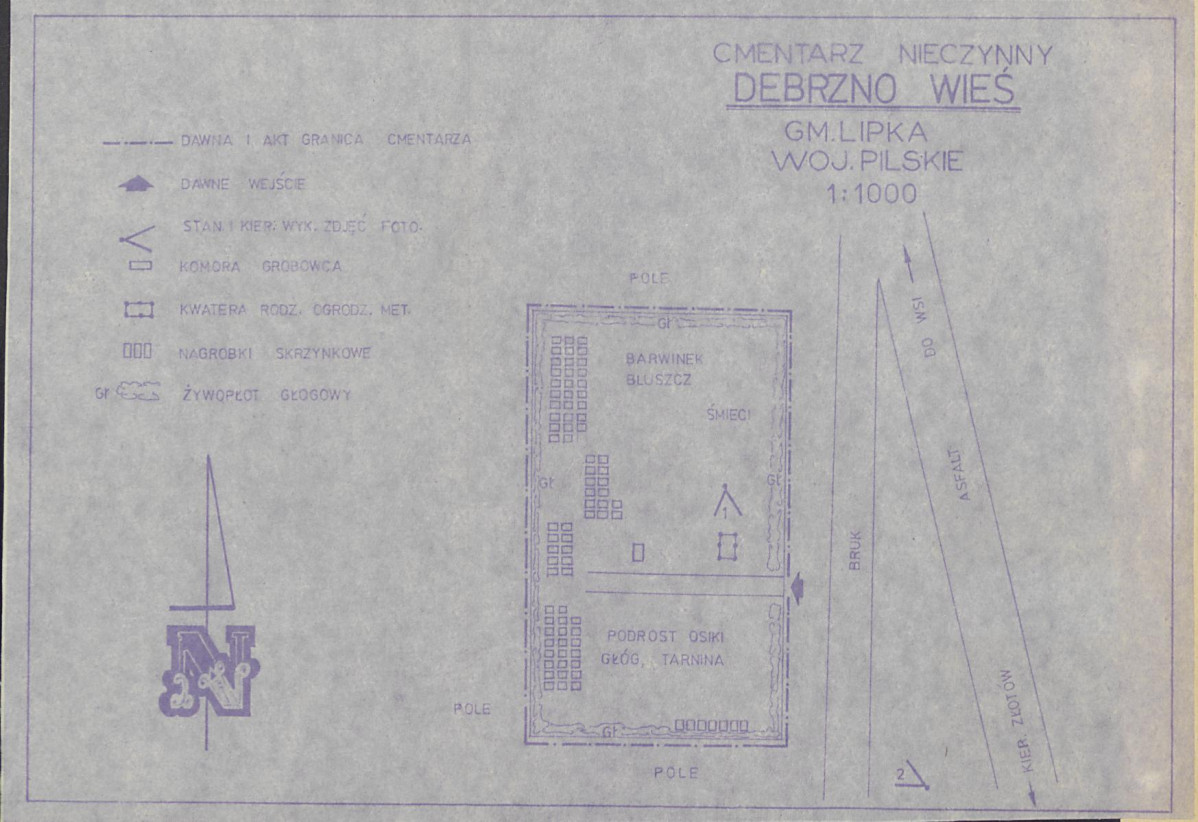 Karta cmentarza, skan nr 3