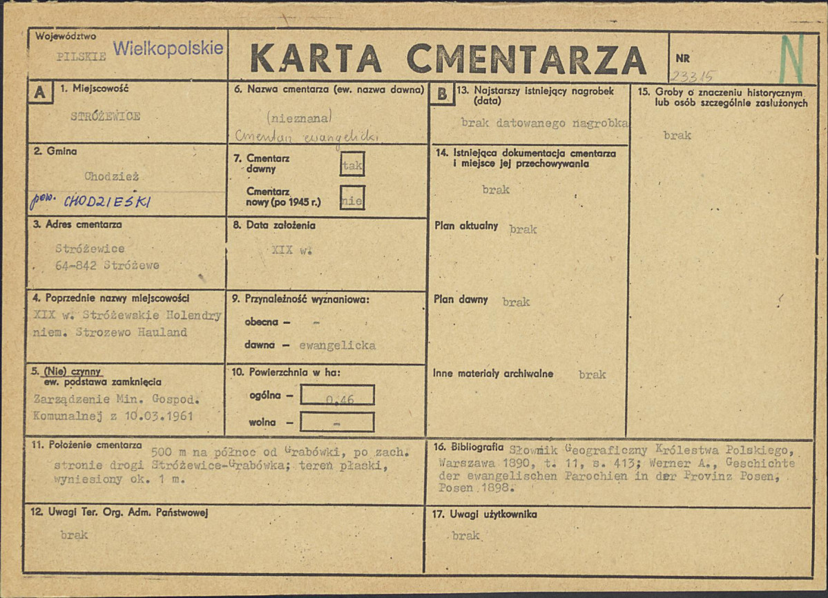 Karta cmentarza, skan nr 1