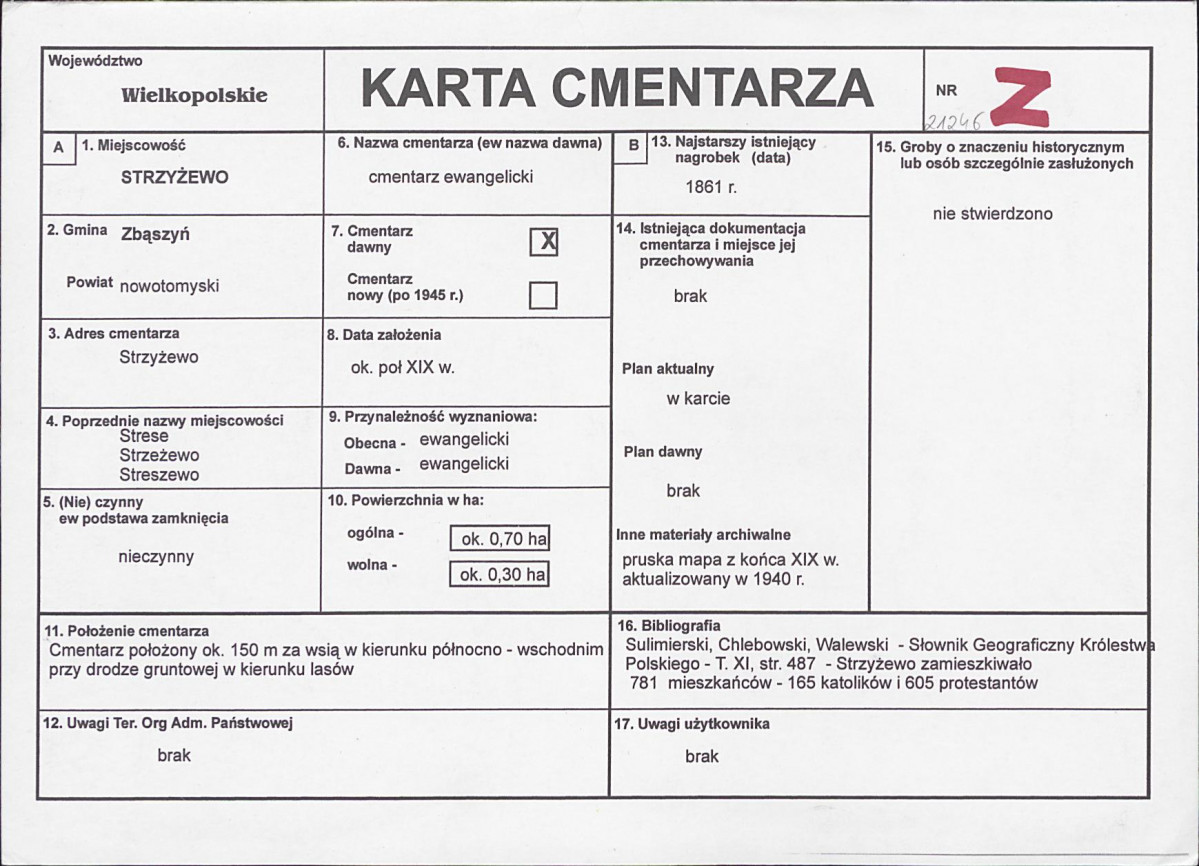 Karta cmentarza, skan nr 1