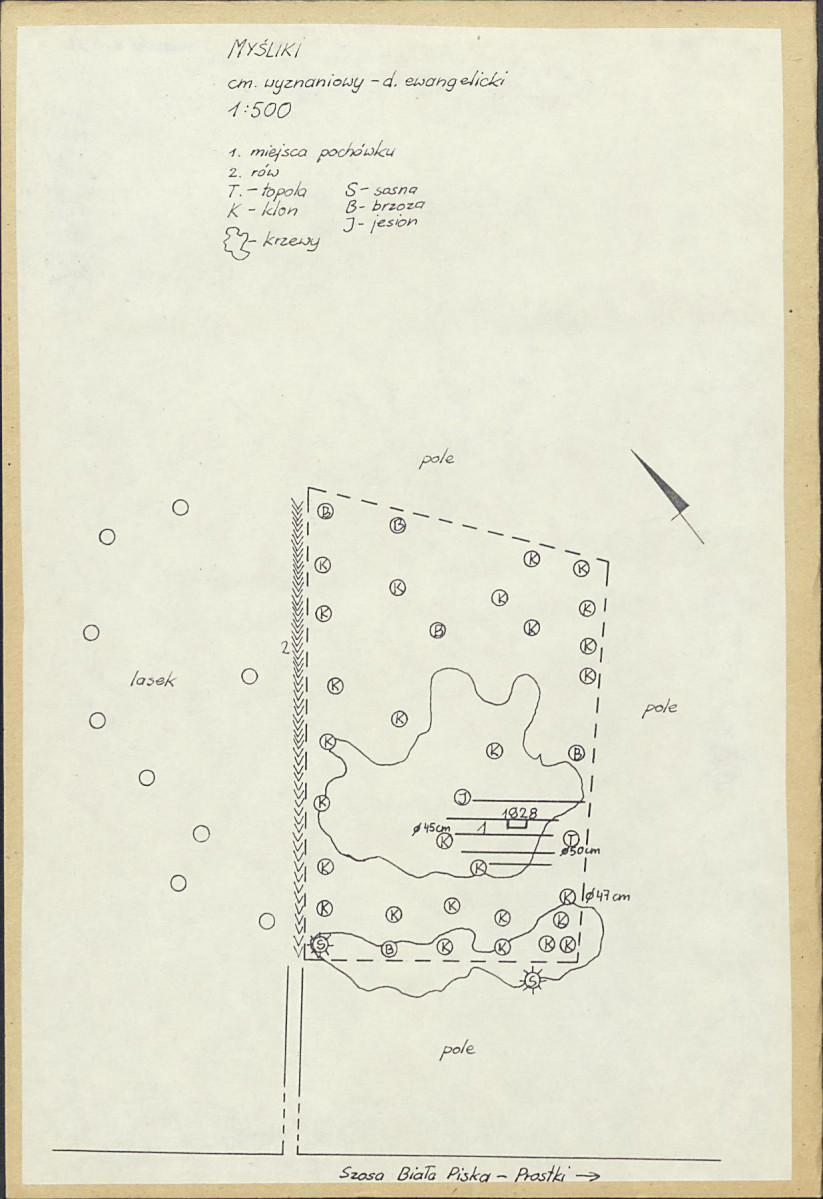 Karta cmentarza, skan nr 3