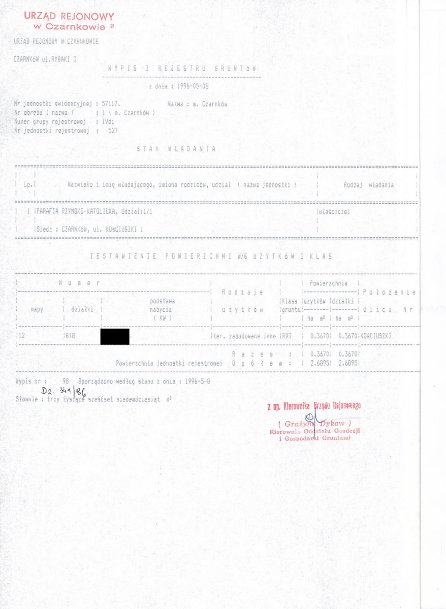 KC - Karta cmentarza, skan nr 5