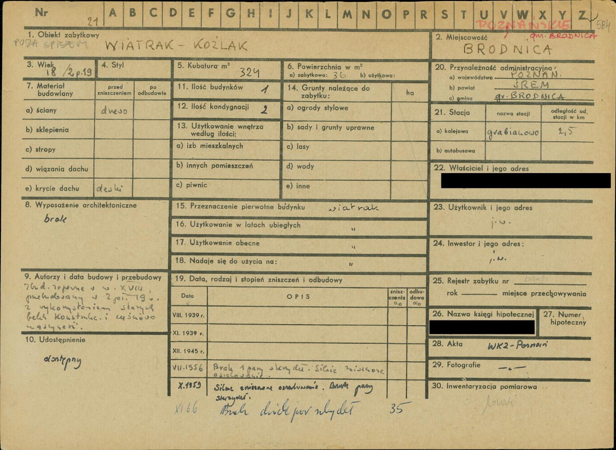 KZ - Karta zielona, skan nr 1