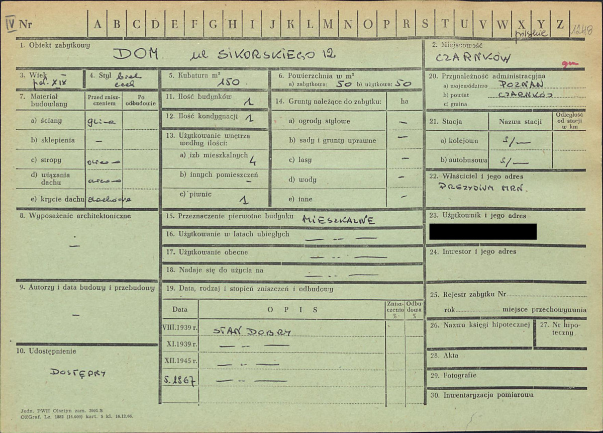KZ - Karta zielona, skan nr 1