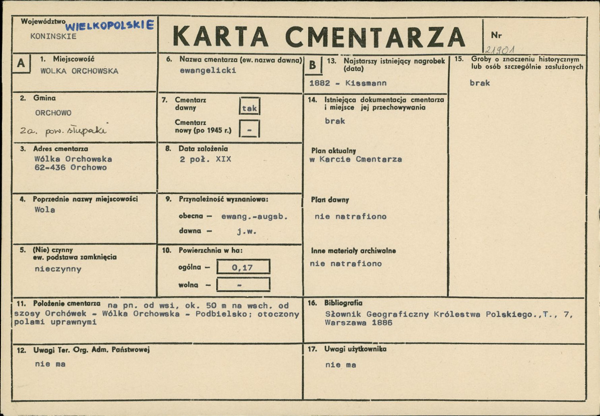 Karta cmentarza, skan nr 1