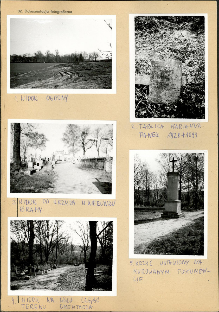 Karta cmentarza, skan nr 4