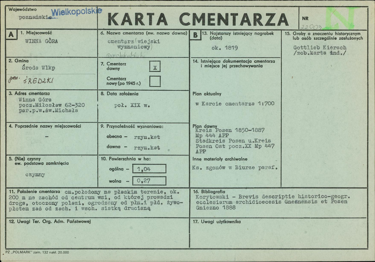 Karta cmentarza, skan nr 1
