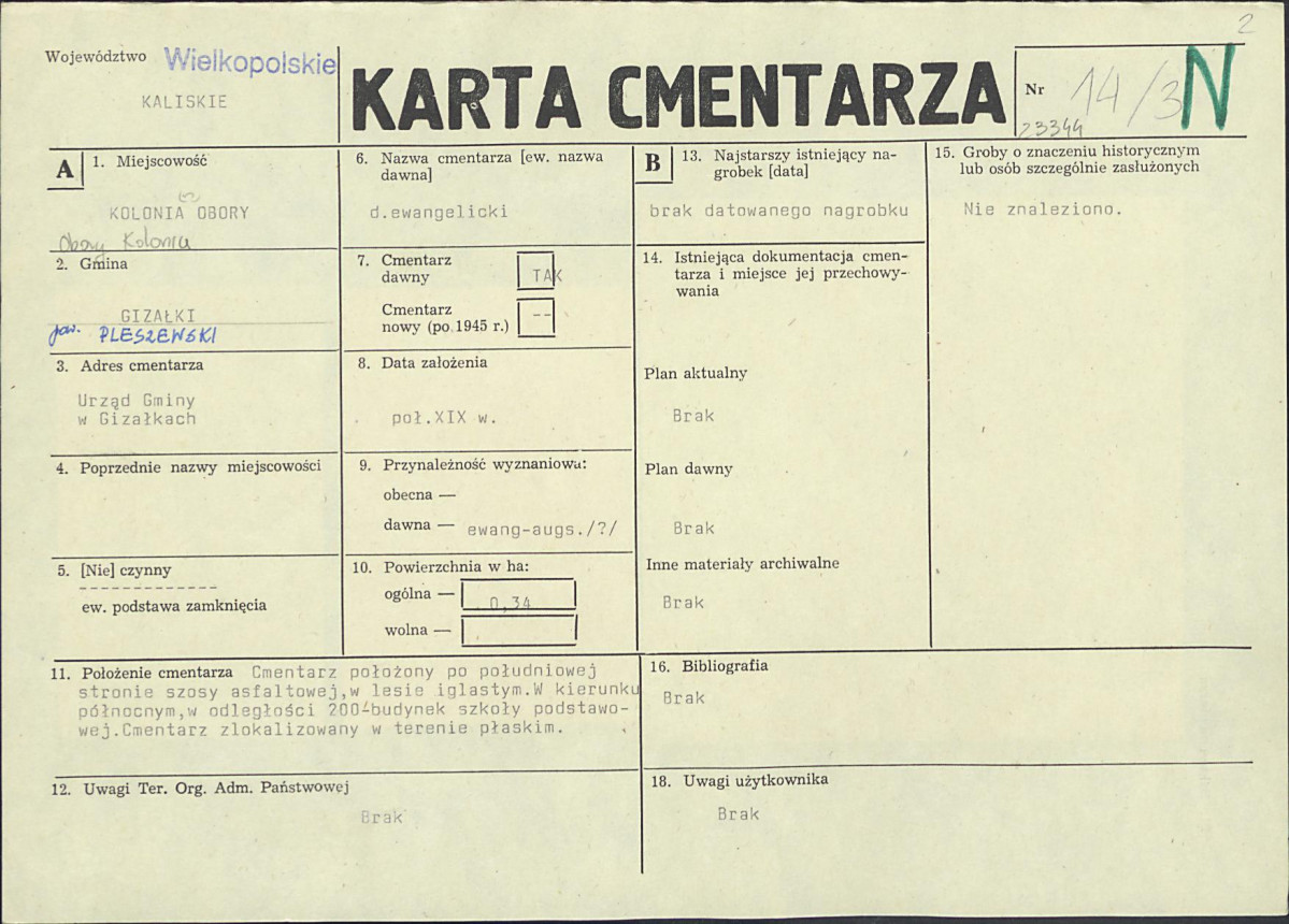 Karta cmentarza, skan nr 1
