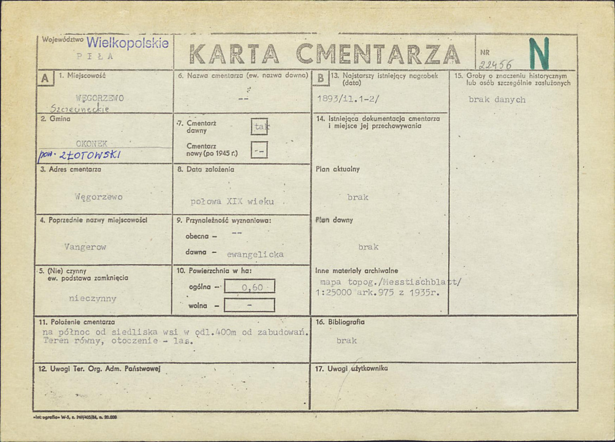 Karta cmentarza, skan nr 1