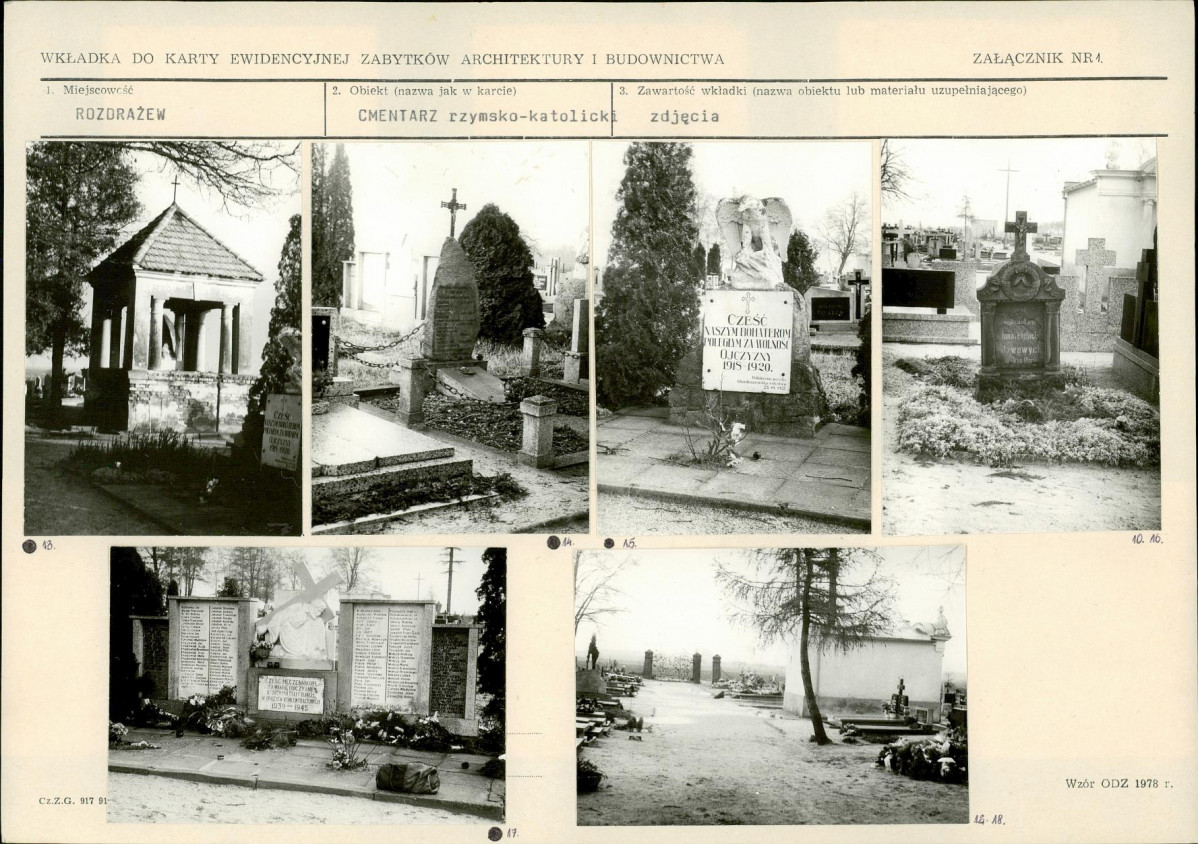 Karta cmentarza, skan nr 5