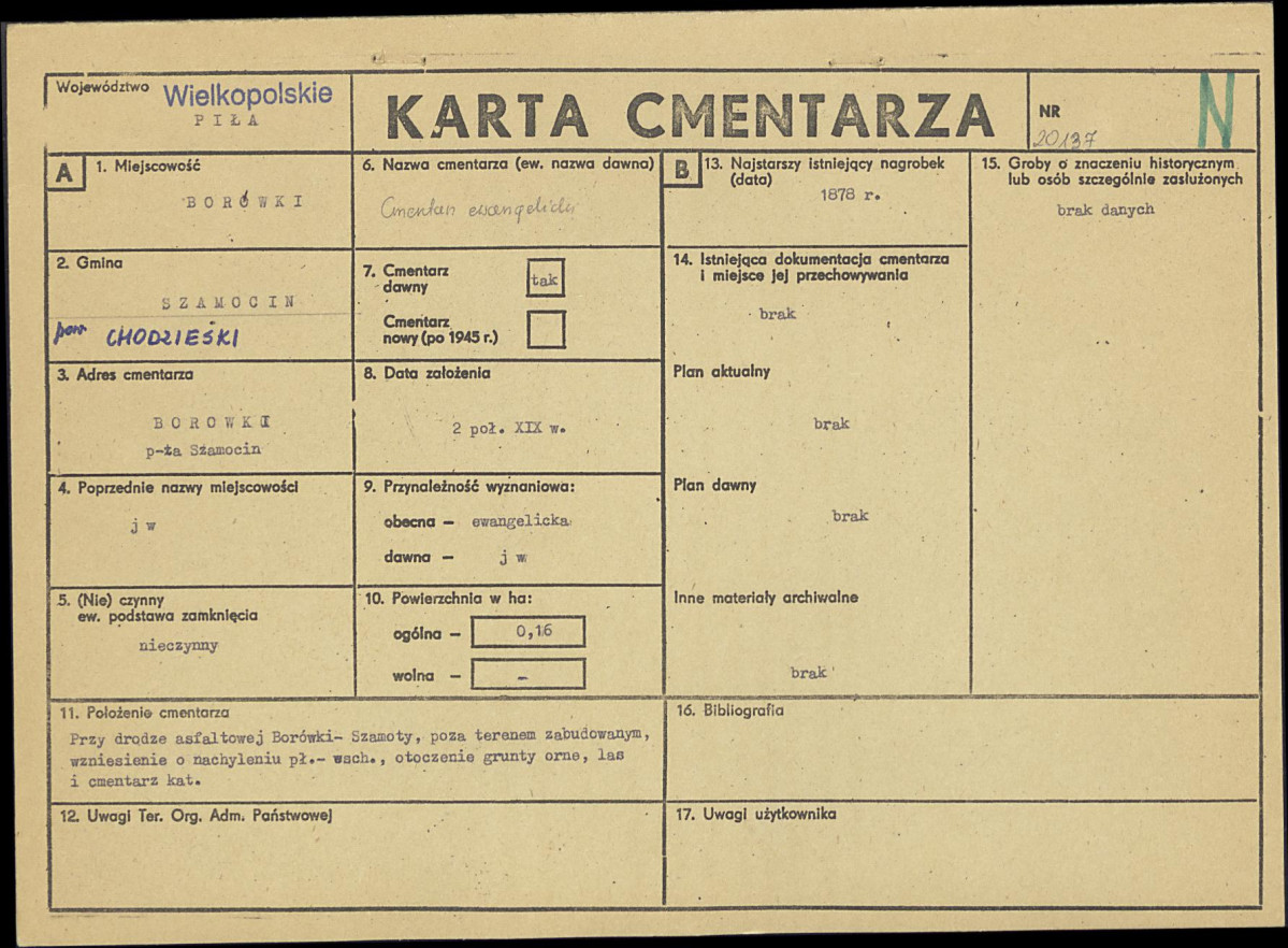 Karta cmentarza, skan nr 1