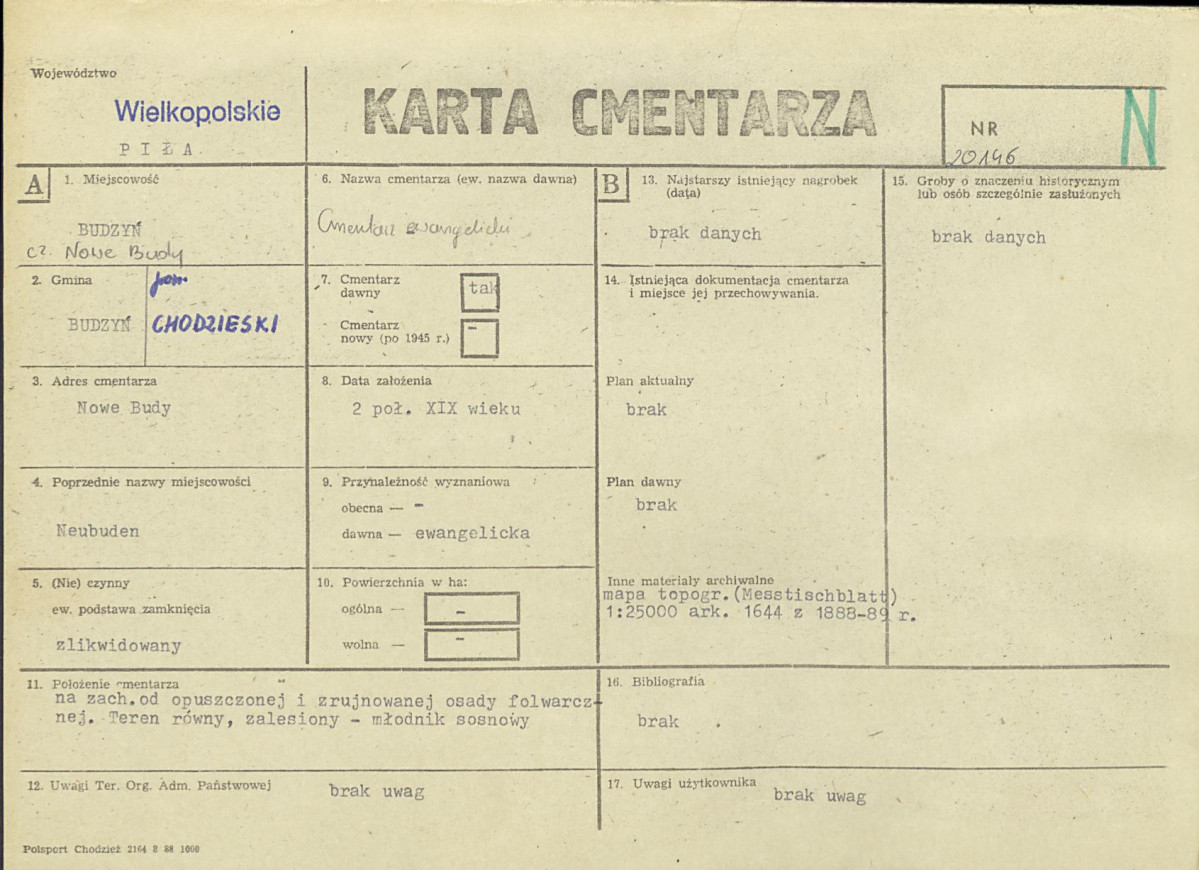 Karta cmentarza, skan nr 1