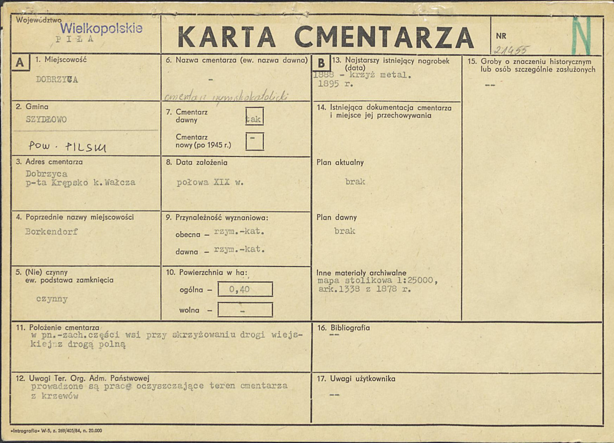 Karta cmentarza, skan nr 1