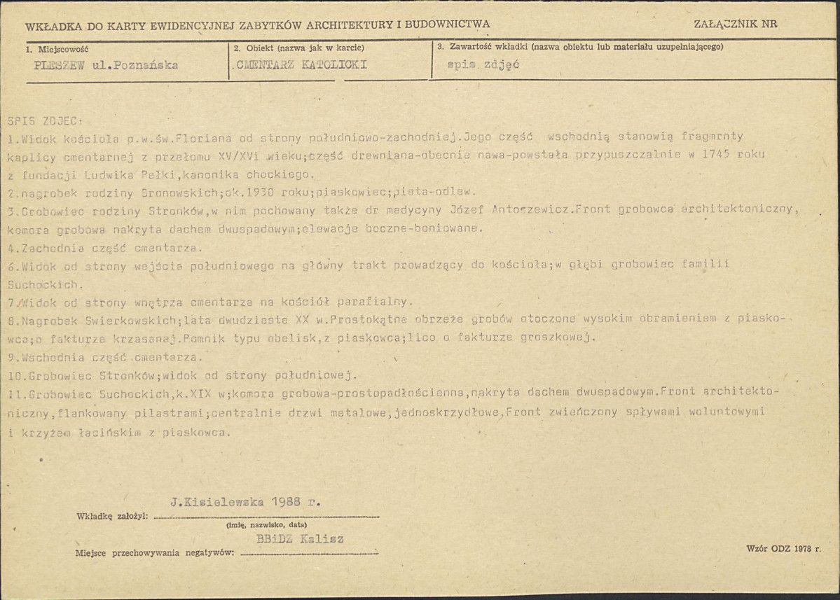 Karta cmentarza, skan nr 7