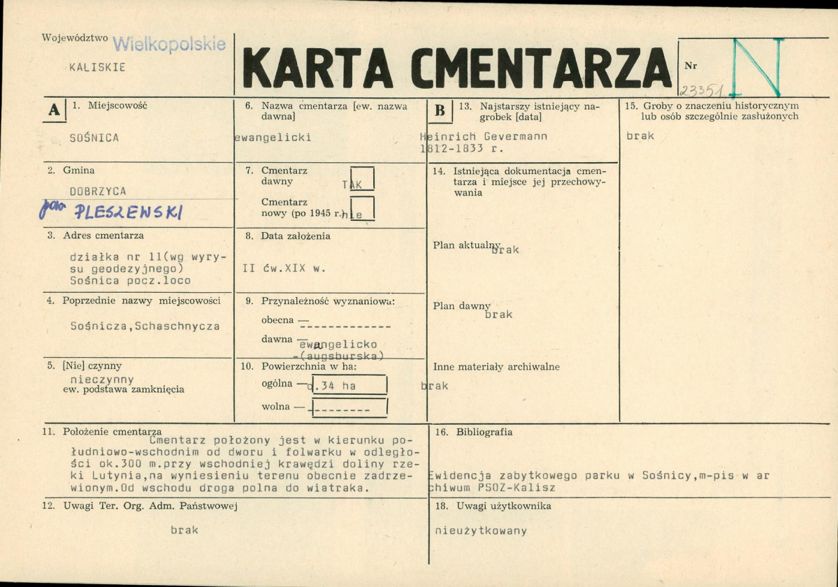 Karta cmentarza, skan nr 1