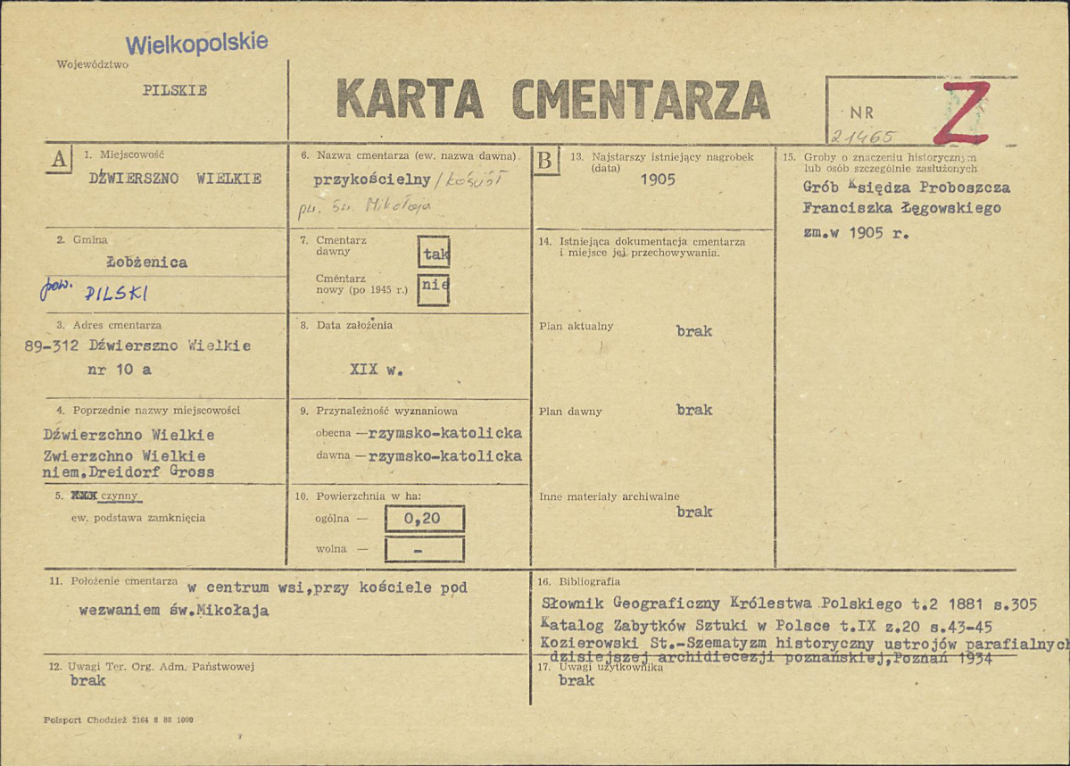 Karta cmentarza, skan nr 1