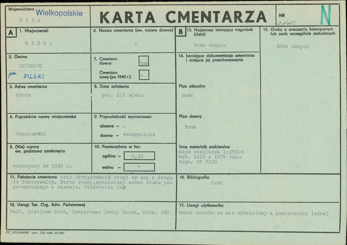 Karta cmentarza, skan nr 1