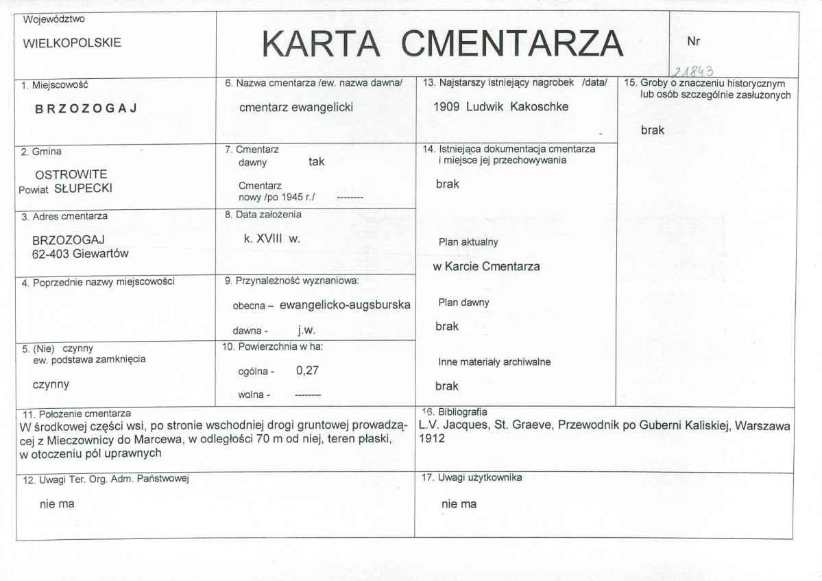 Karta cmentarza, skan nr 1