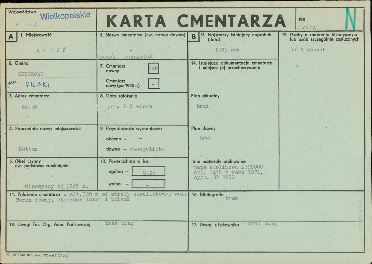 Karta cmentarza, skan nr 1