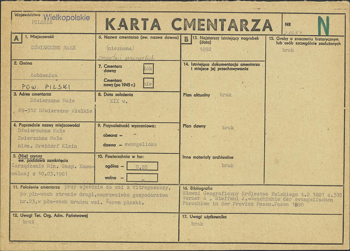 Karta cmentarza, skan nr 1
