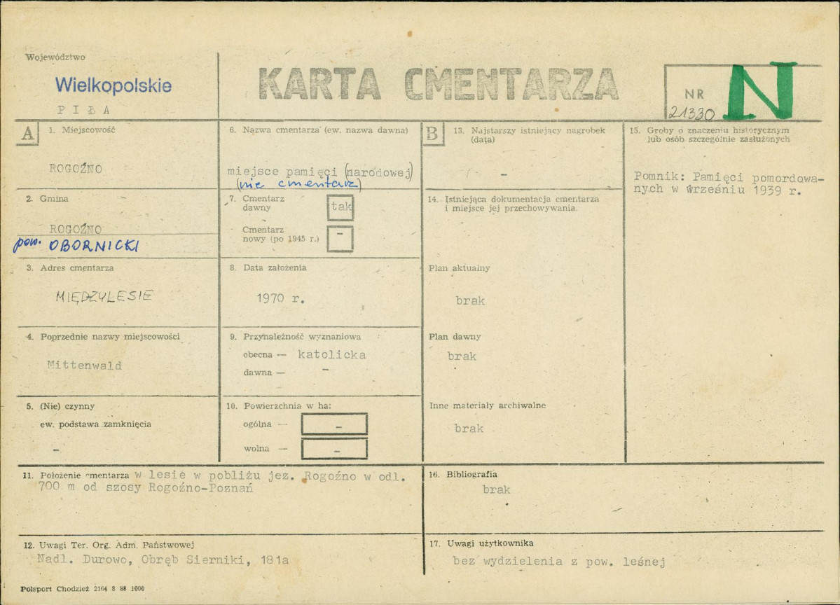 Karta cmentarza, skan nr 1