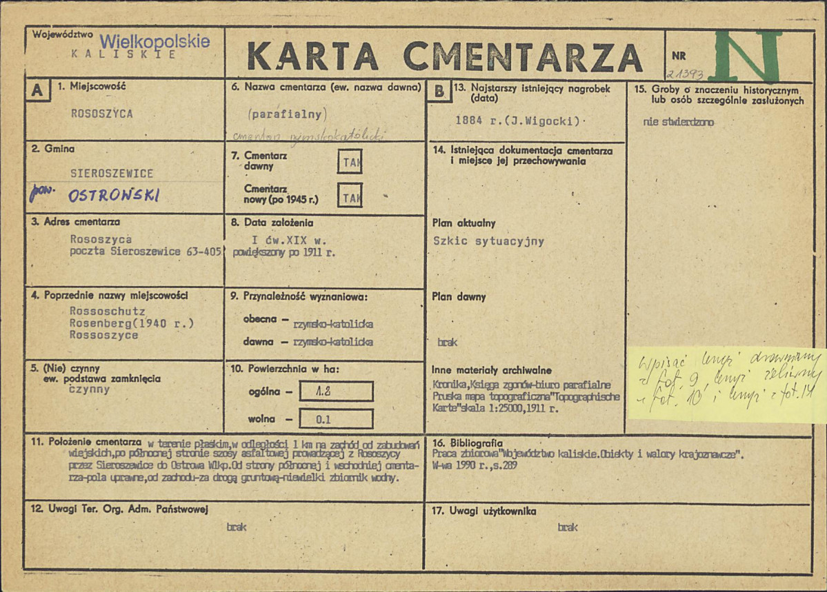 Karta cmentarza, skan nr 1