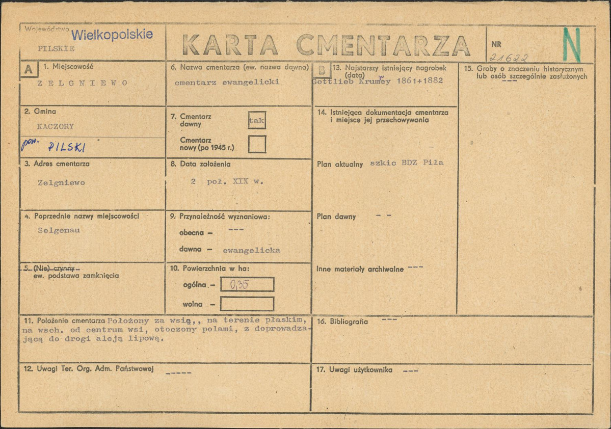 Karta cmentarza, skan nr 1