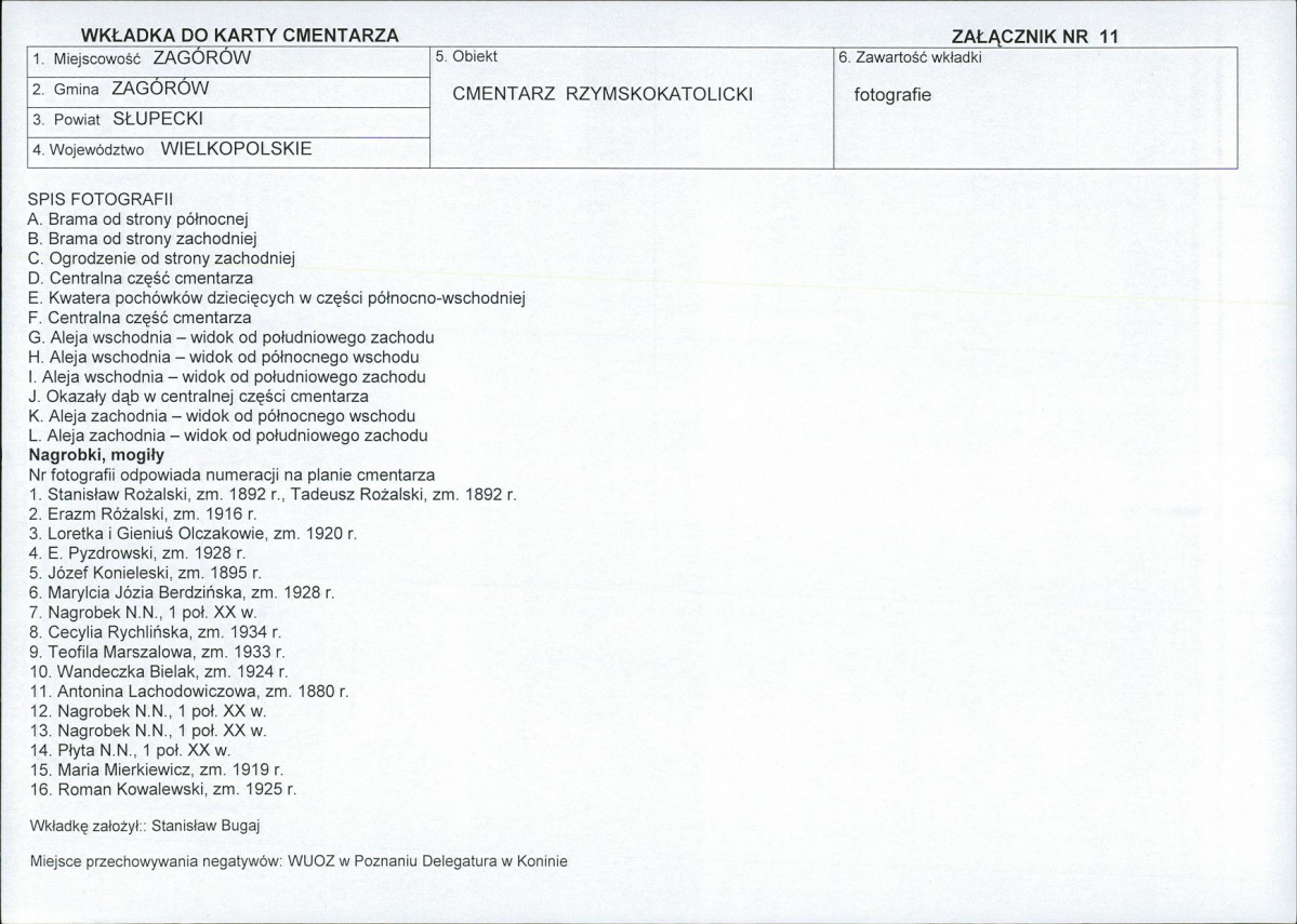 KC - Karta cmentarza, skan nr 24