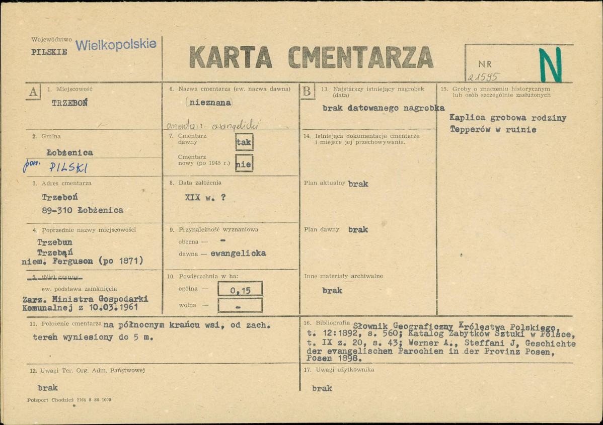 Karta cmentarza, skan nr 1
