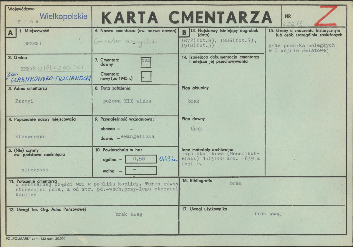 Karta cmentarza, skan nr 1
