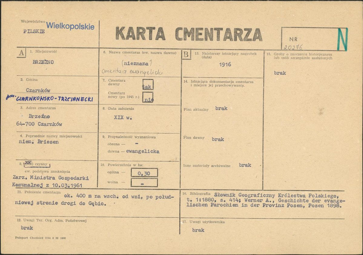 Karta cmentarza, skan nr 1