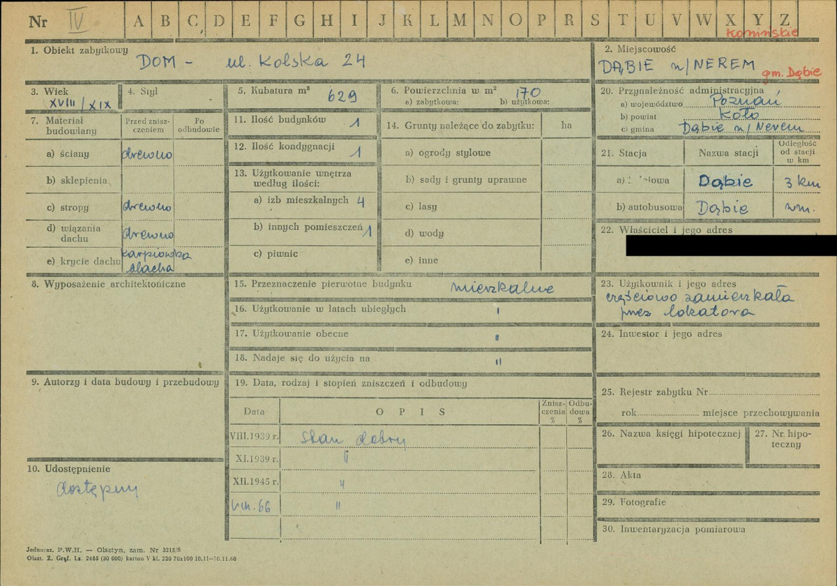 KZ - Karta zielona, skan nr 1