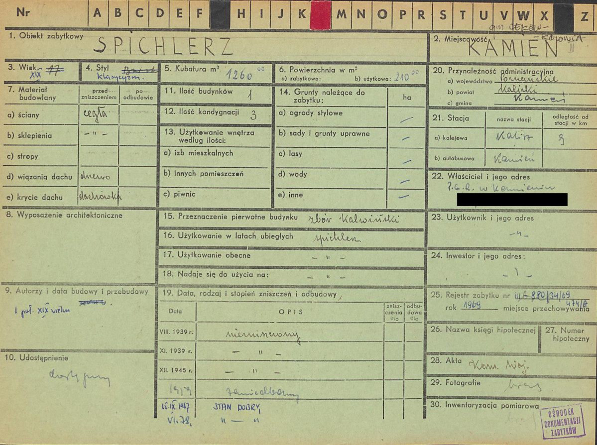 KZ - Karta zielona, skan nr 1