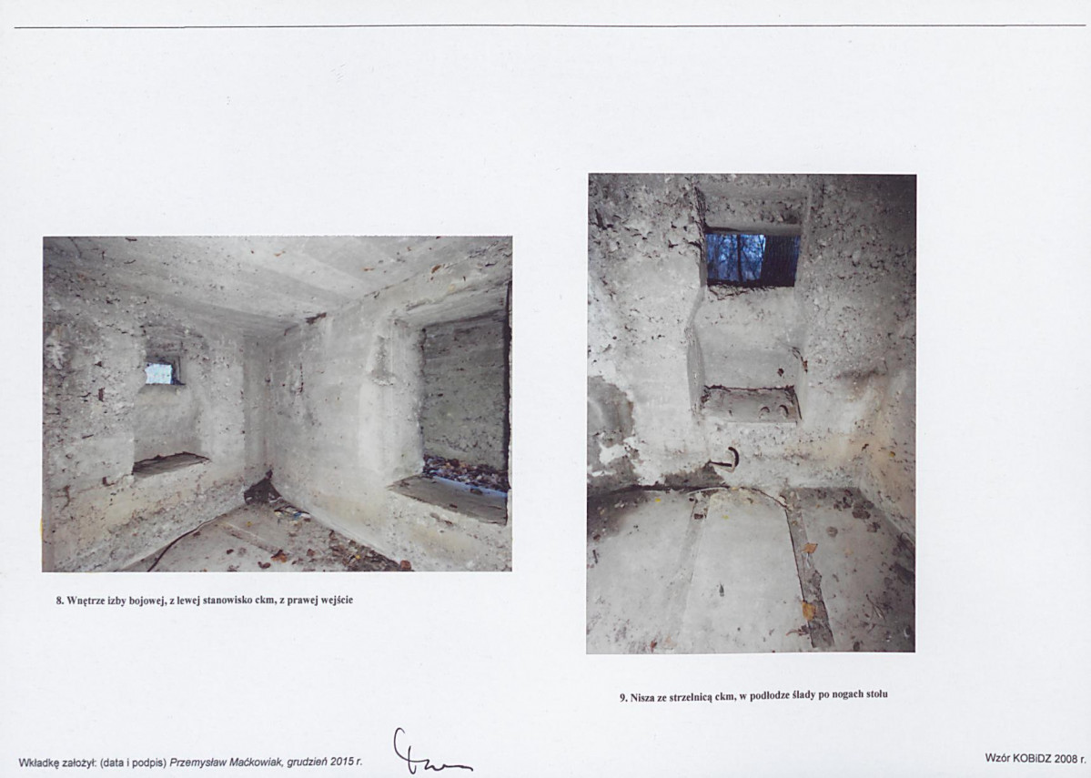 KEZN - Karta obiektu niewpisanego do rejestru, skan nr 8