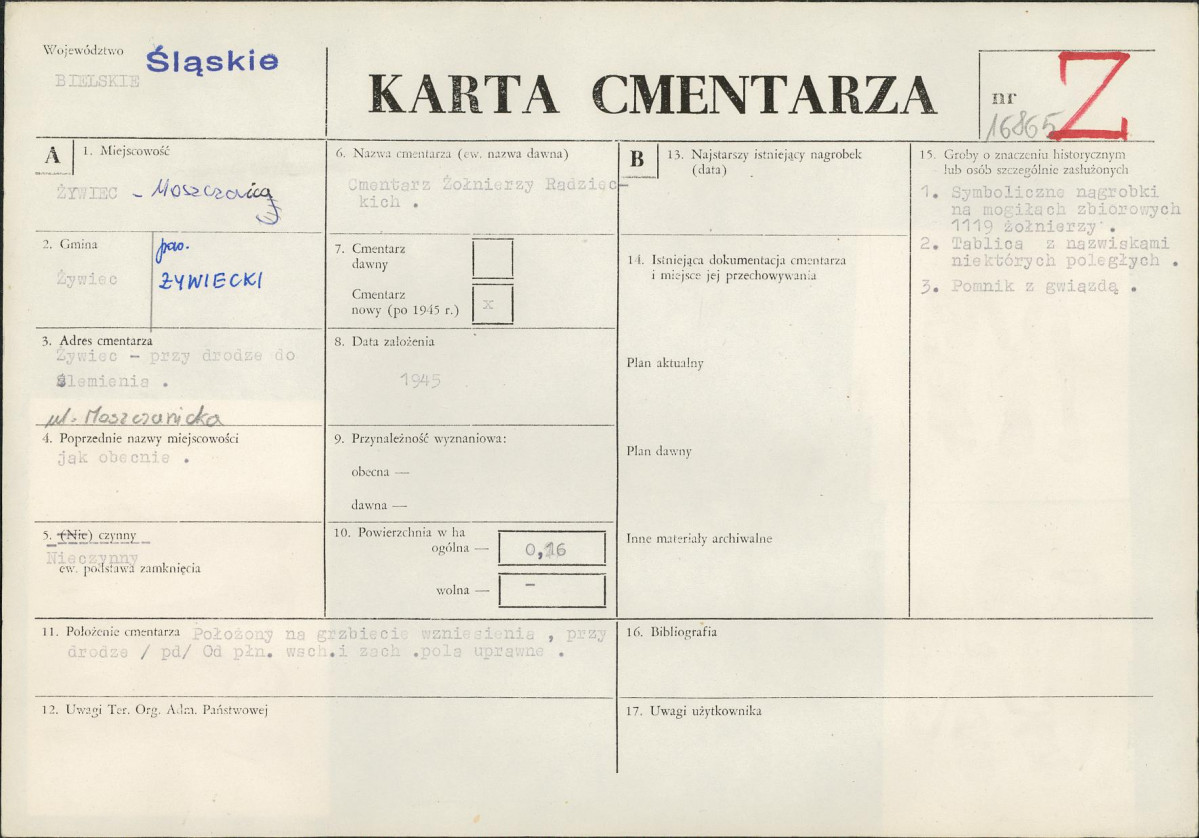 Karta cmentarza, skan nr 1