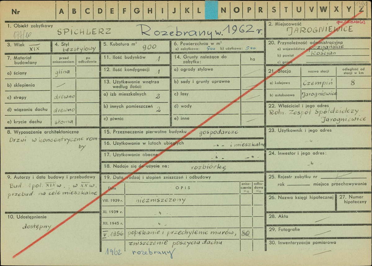 KZ - Karta zielona, skan nr 1