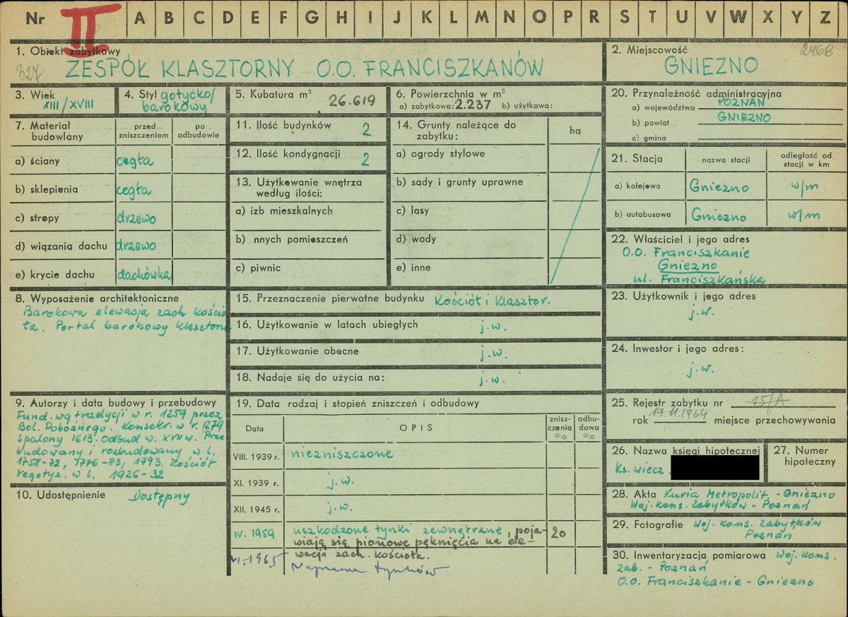 KZ - Karta zielona, skan nr 1