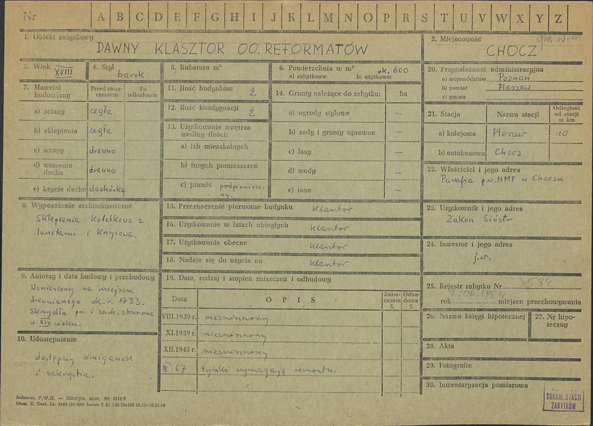 KZ - Karta zielona, skan nr 1