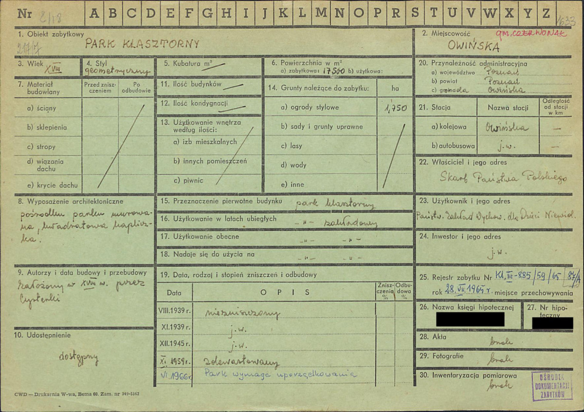 KZ - Karta zielona, skan nr 1