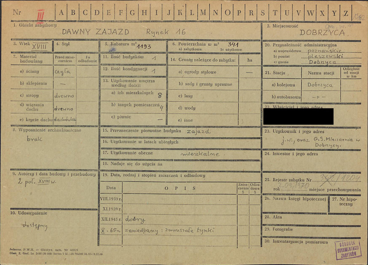 KZ - Karta zielona, skan nr 1