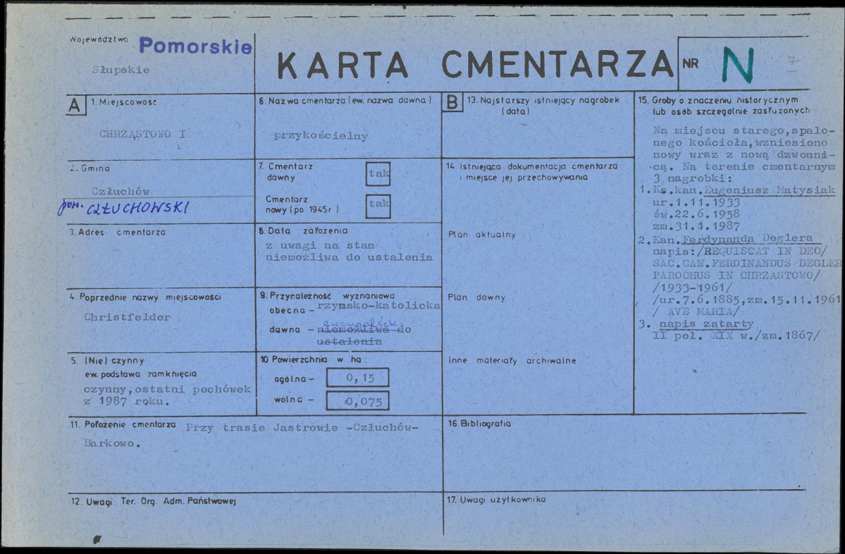 Karta cmentarza, skan nr 1