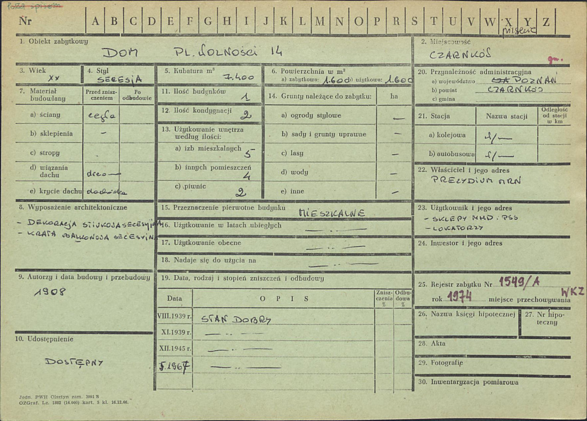 Karta zielona, skan nr 1