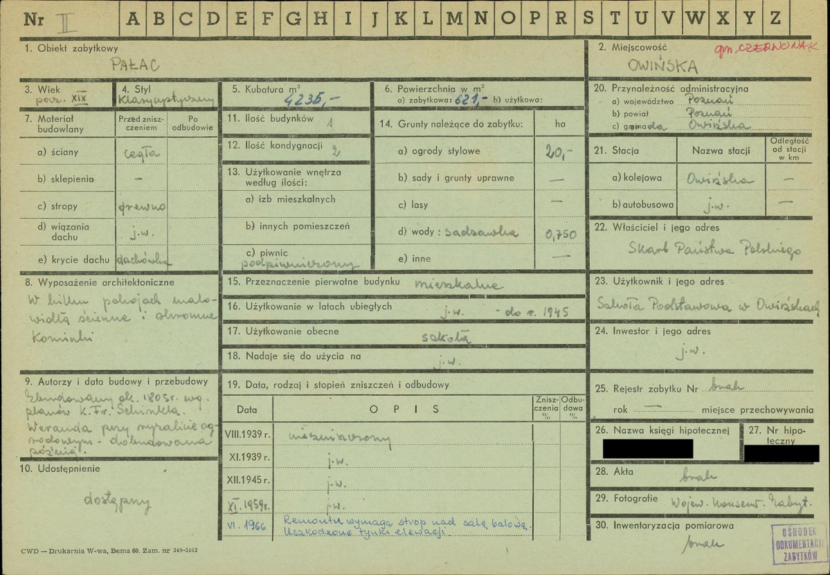 KZ - Karta zielona, skan nr 1
