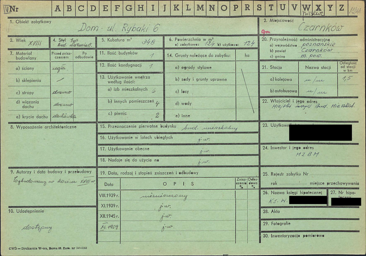 KZ - Karta zielona, skan nr 1