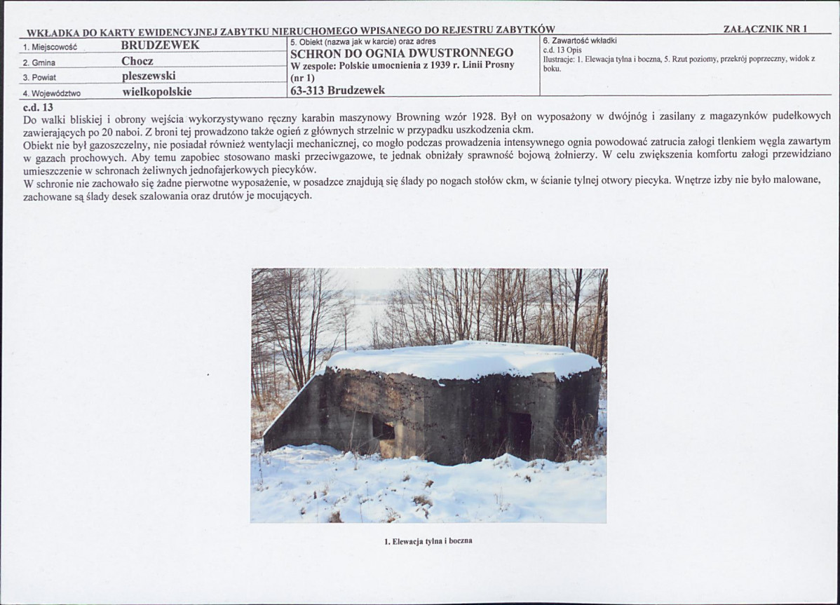 KEZN - Karta obiektu niewpisanego do rejestru, skan nr 5