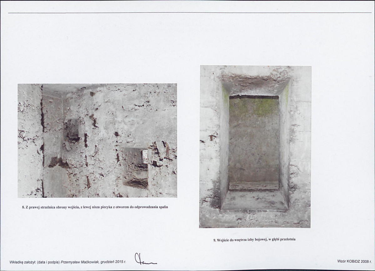KEZN - Karta obiektu niewpisanego do rejestru, skan nr 8